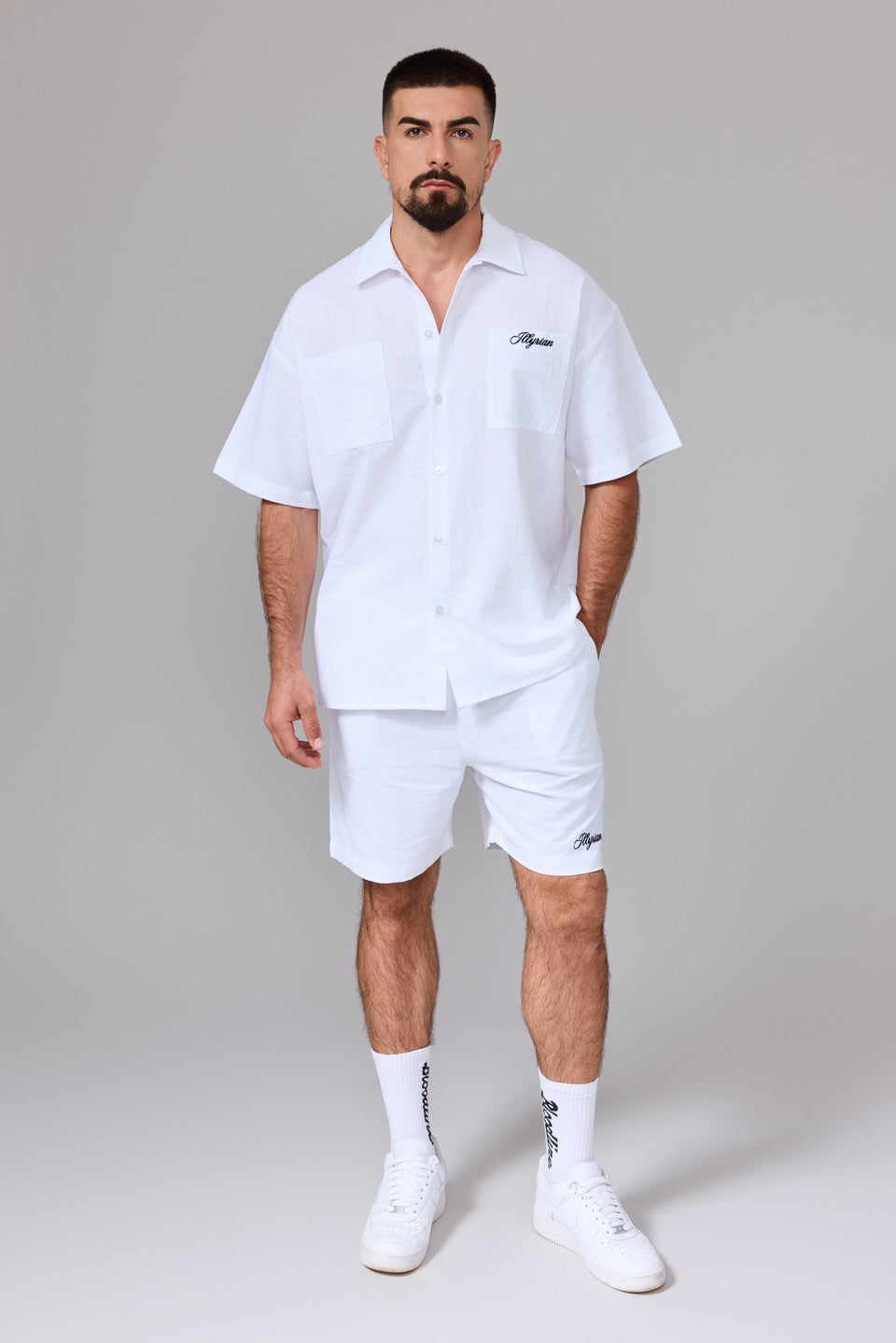 Men’s Linen Shirt - White