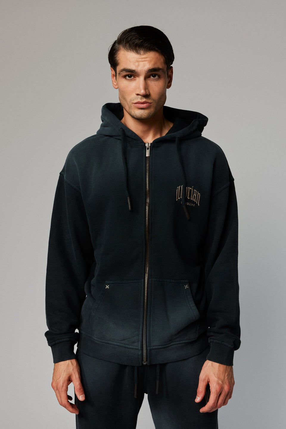 Illyrian Washed Zipped Hoodie