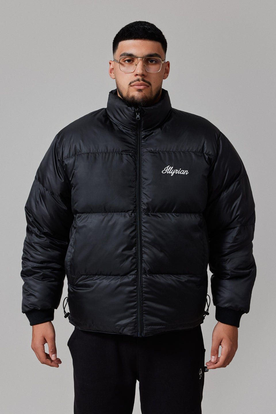 Reversible Puffer Jacket - Black