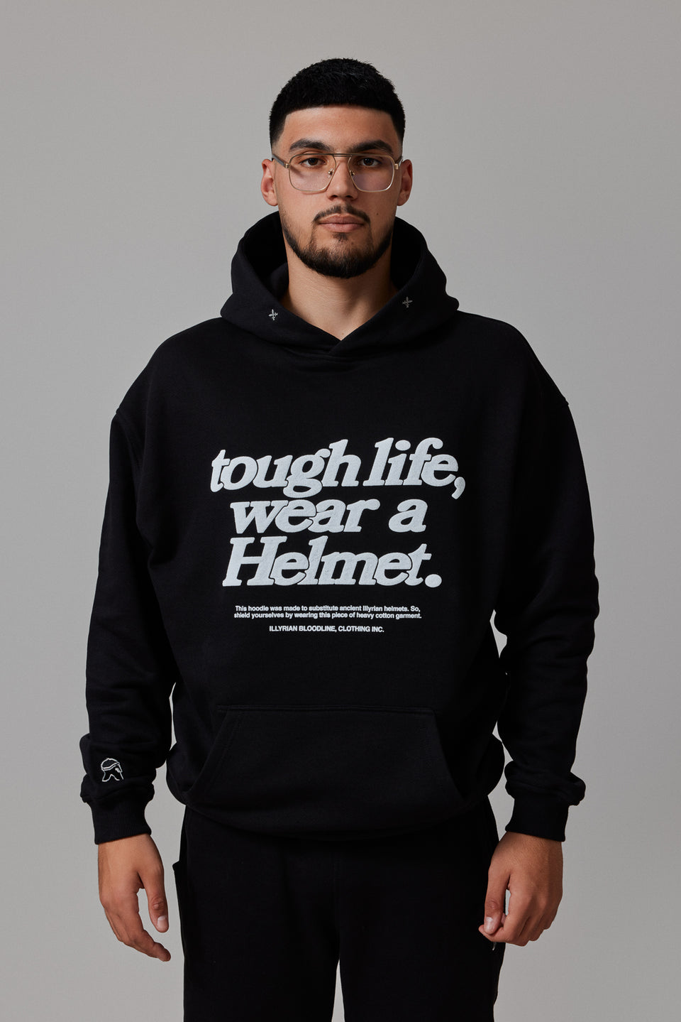 Tough Life Hoodie - Black