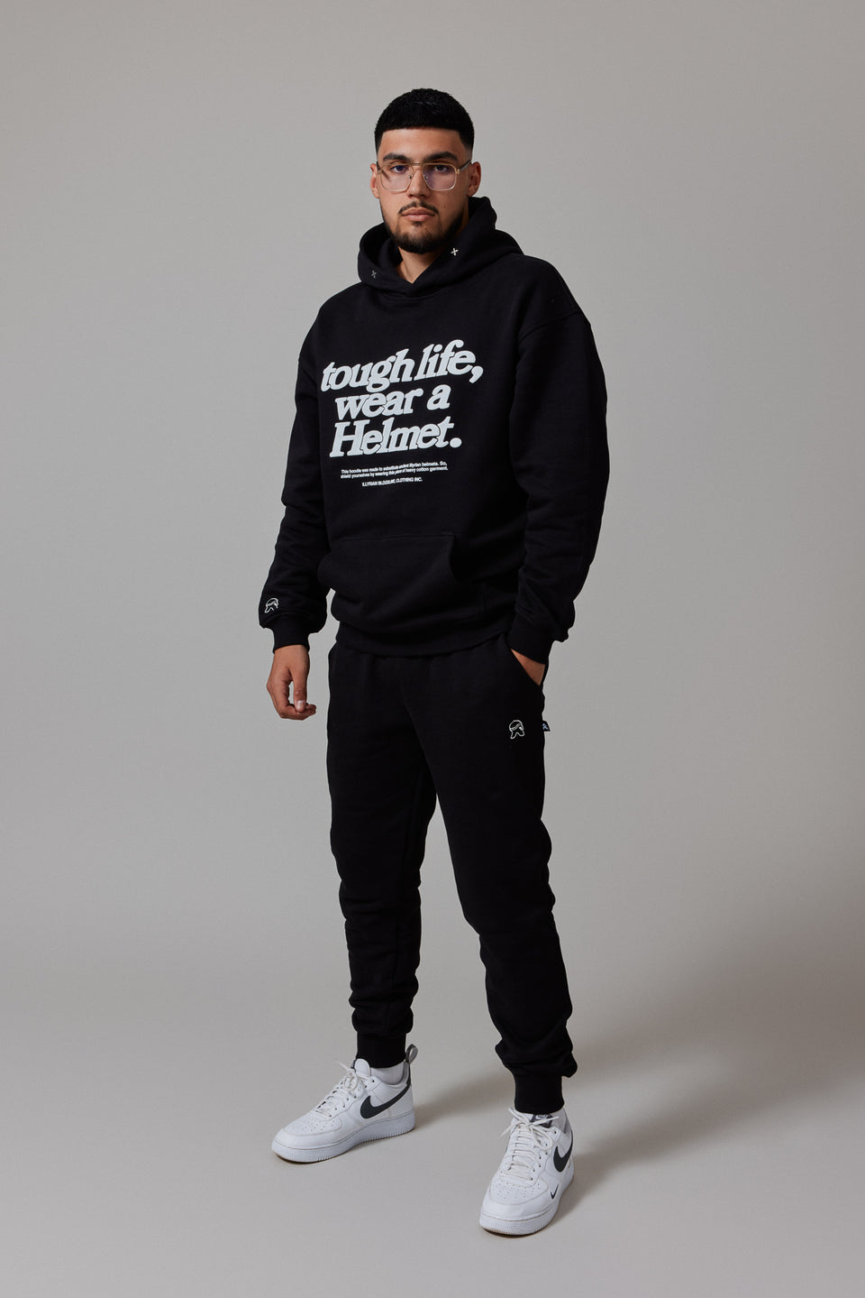 Tough Life Hoodie - Black