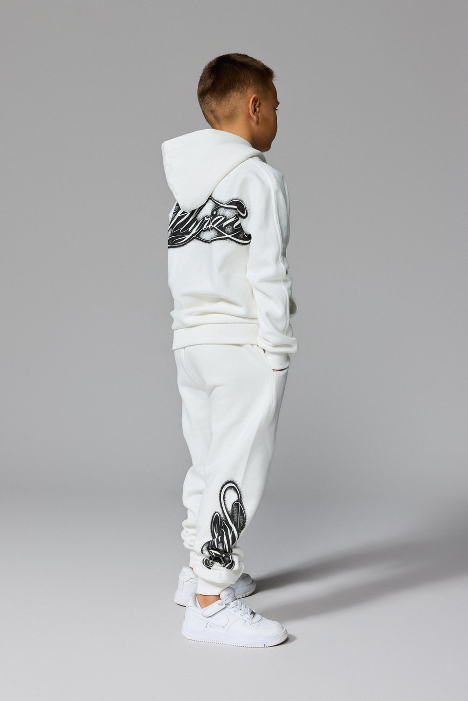 Kids’ Illyrian Ink Hoodie - White