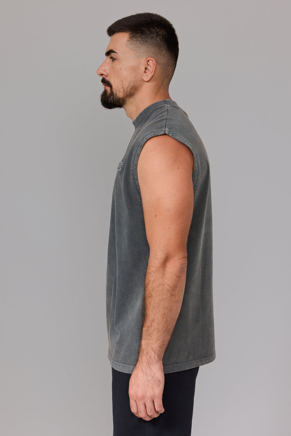 Illyrian TM Tank Top - Washed Grey
