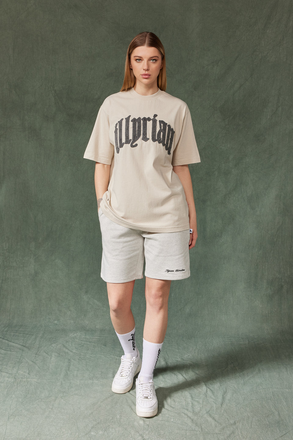 The Illyrian Cotton Shorts - Grey