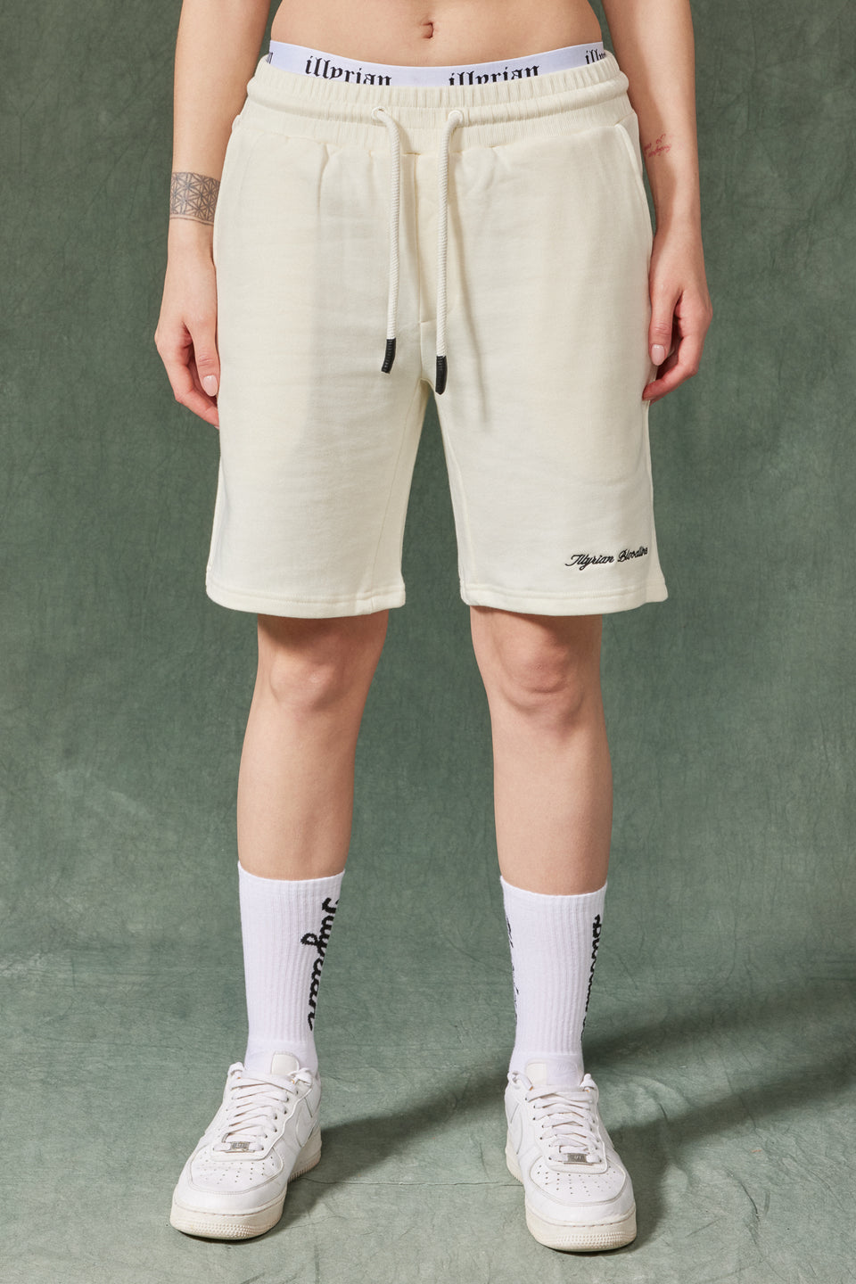The Illyrian Cotton Shorts - White