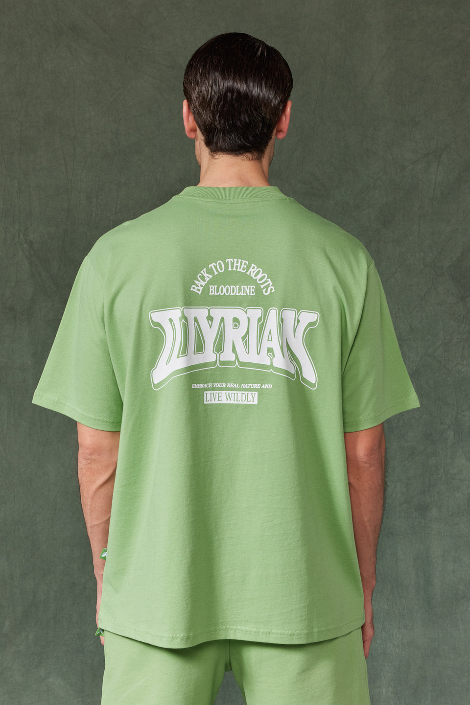 Live Wildly T-shirt - Green