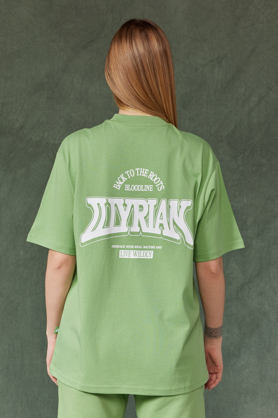 Live Wildly T-shirt - Green