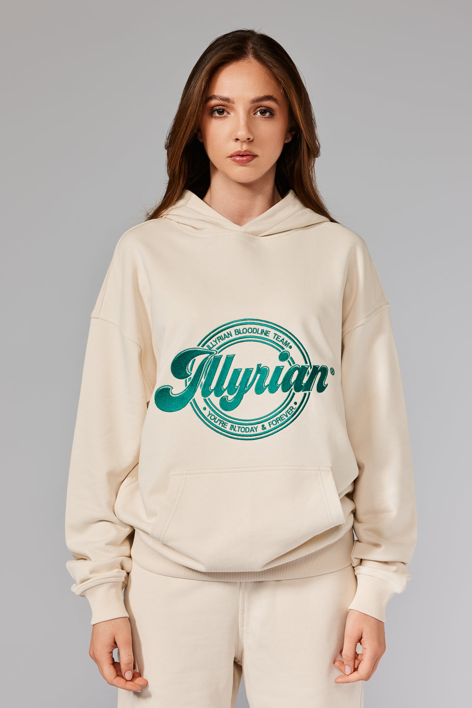 Illyrian Cotton Hoodie - Ecru