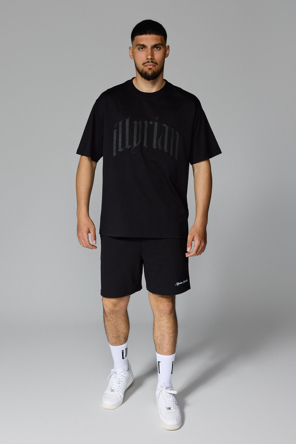 Illyrian Signature T-shirt - Black on Black