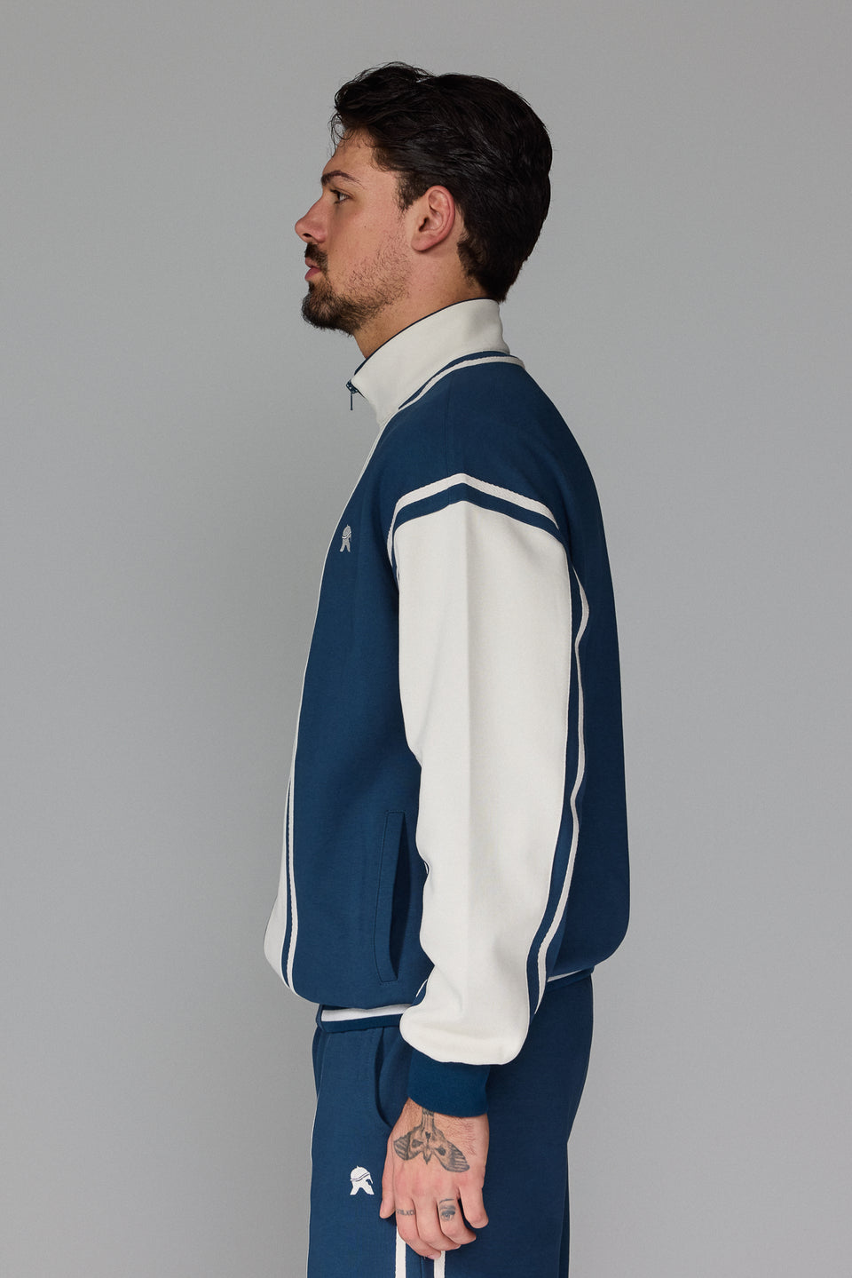 Culture Zipped Jacket - Blue