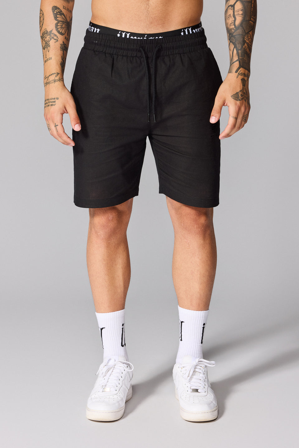 Men’s S26 Linen Shorts - Black