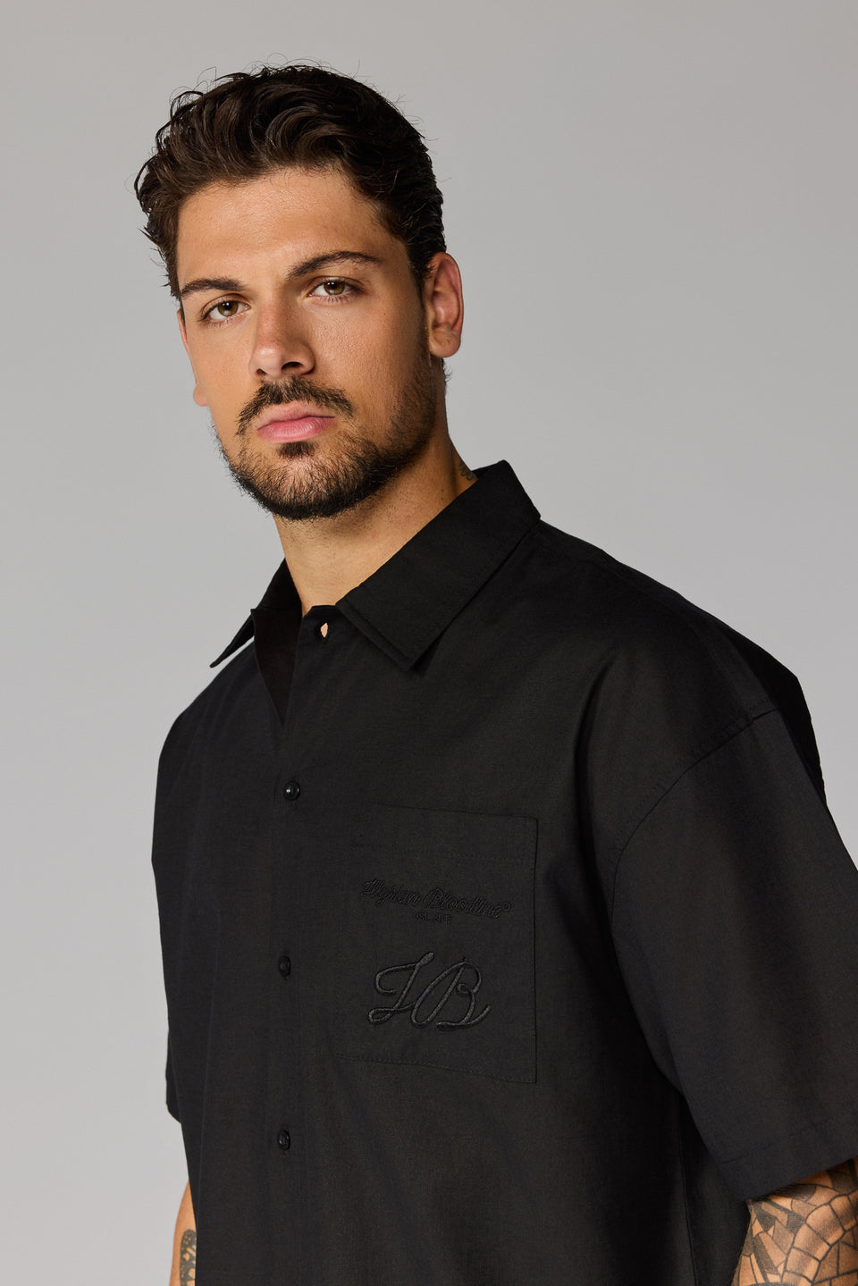Men’s S26 Linen Shirt - Black