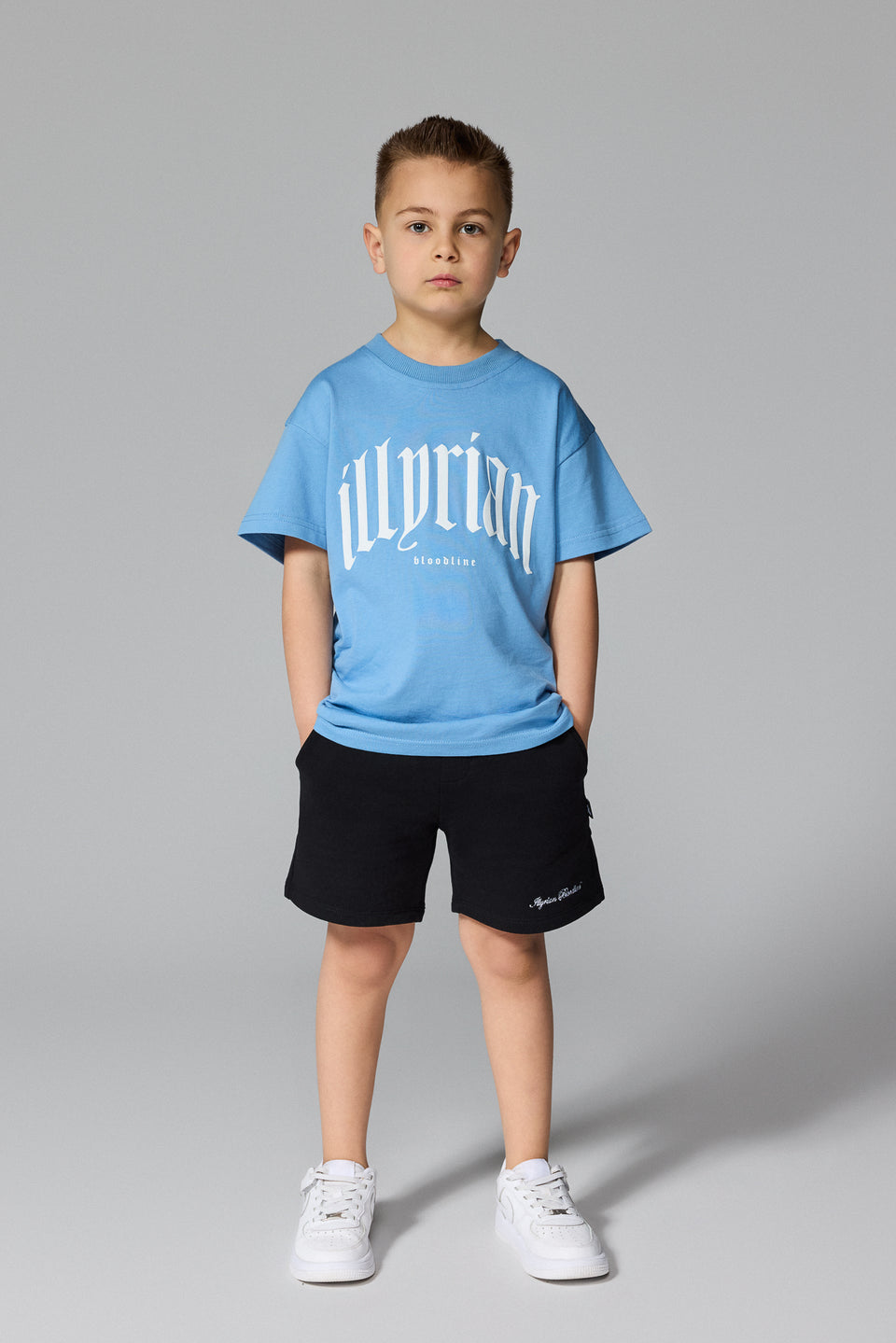 Kids' Illyrian Signature T-shirt - Blue