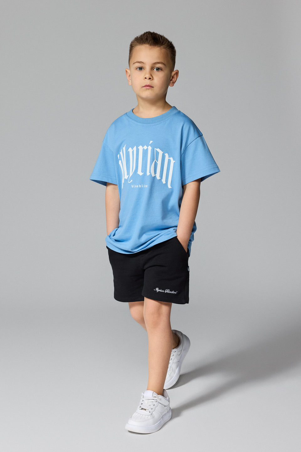 Kids' Illyrian Signature T-shirt - Blue