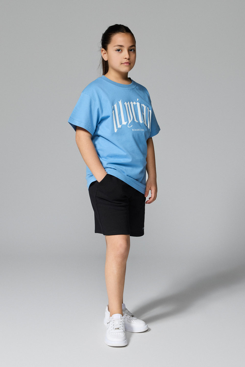 Kids' Illyrian Signature T-shirt - Blue