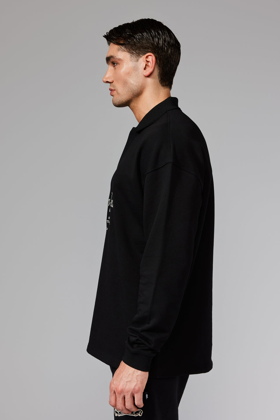 ILRN Buttoned Sweater - Black