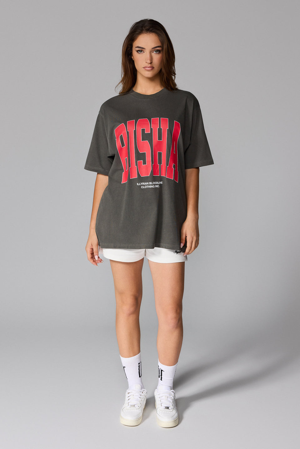Illyrian S26 Bisha Tee - Washed Grey