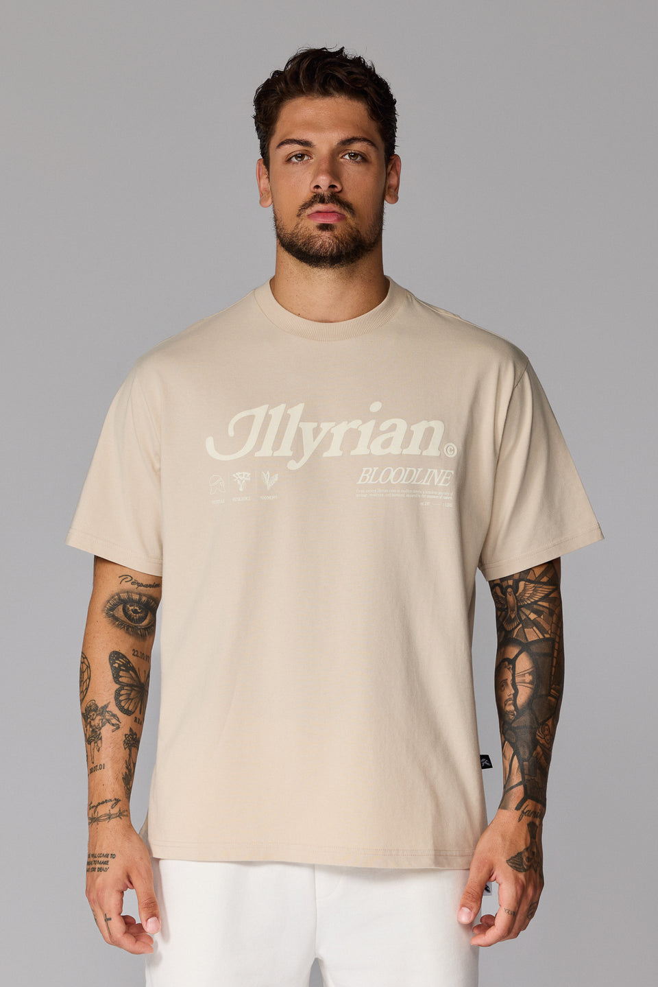 Illyrian S26 Puff Print - Stone