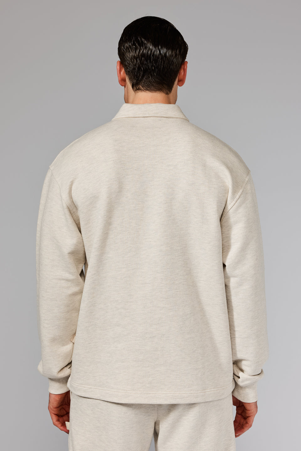 Dardania Half-Zip Sweater - Grey