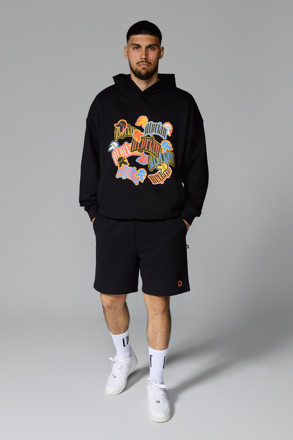 SS26 Helmet Shorts - Black