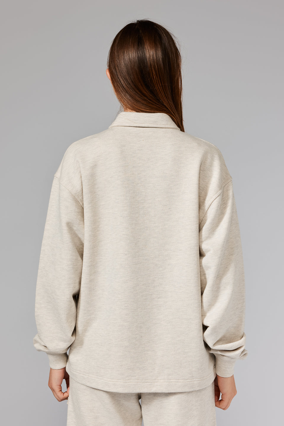 Dardania Half-Zip Sweater - Grey