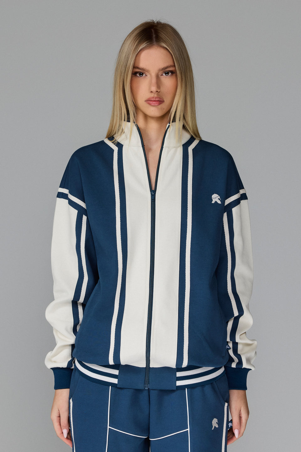 Culture Zipped Jacket - Blue