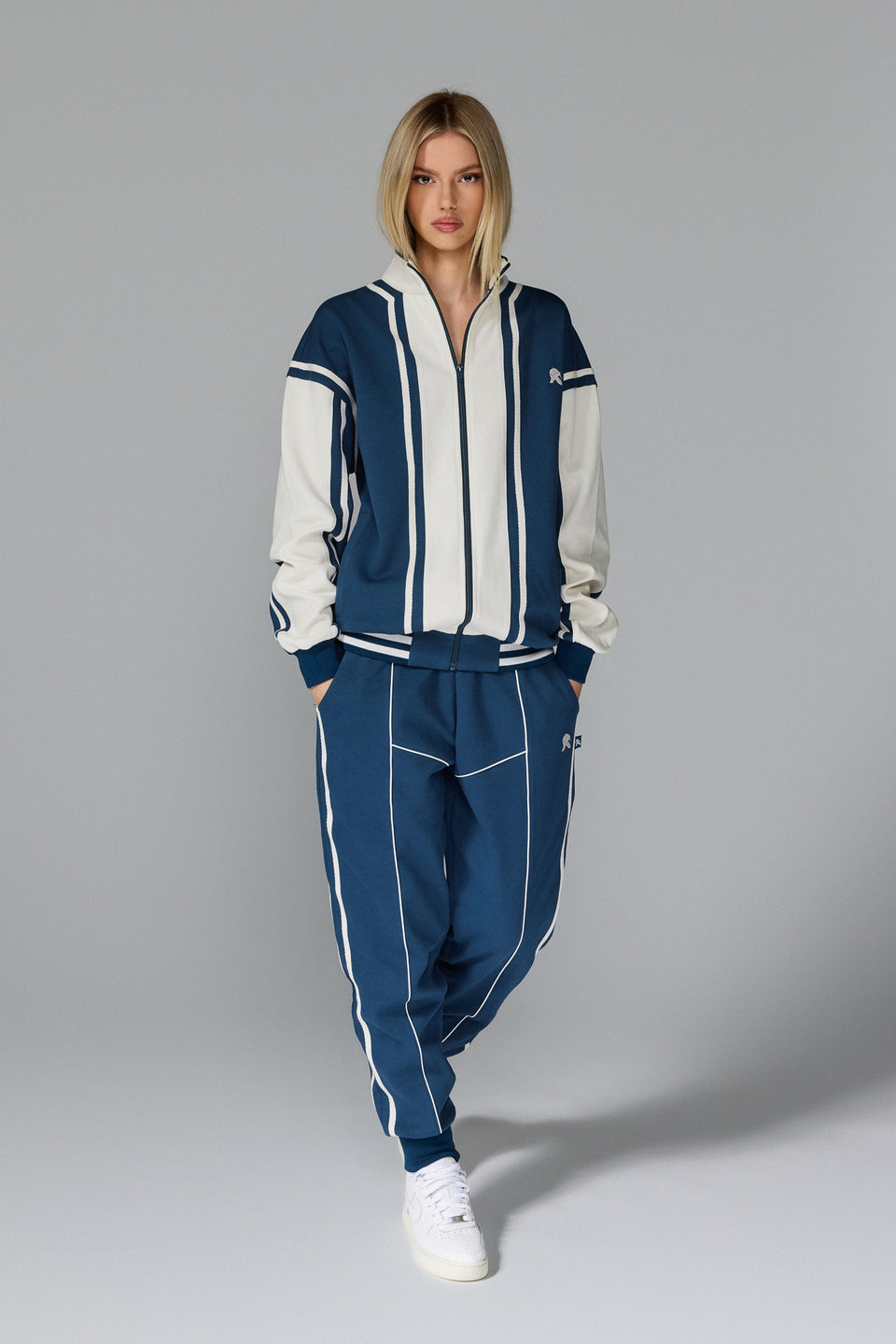 Culture Zipped Jacket - Blue