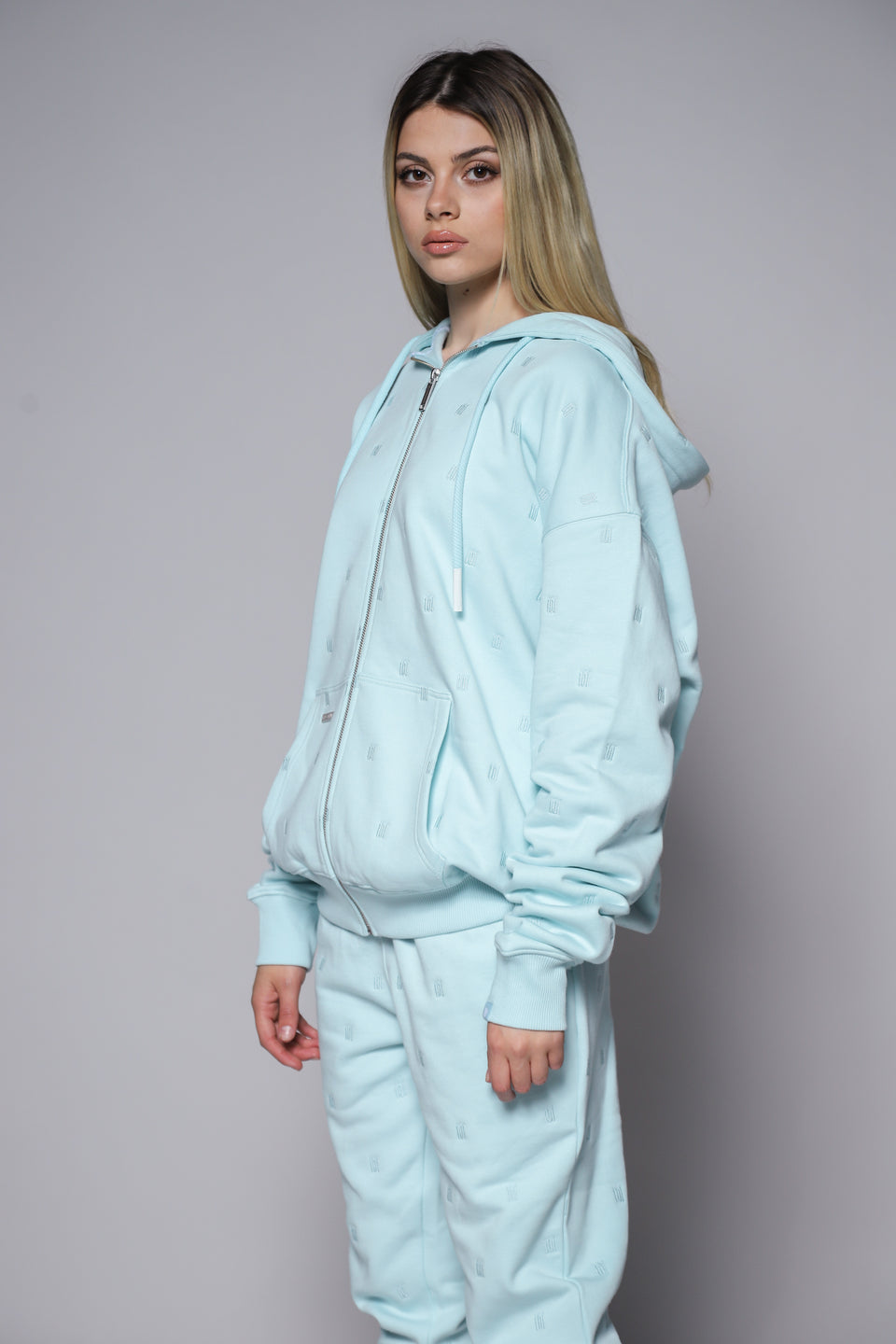 IBL - Zipped Blue Hoodie