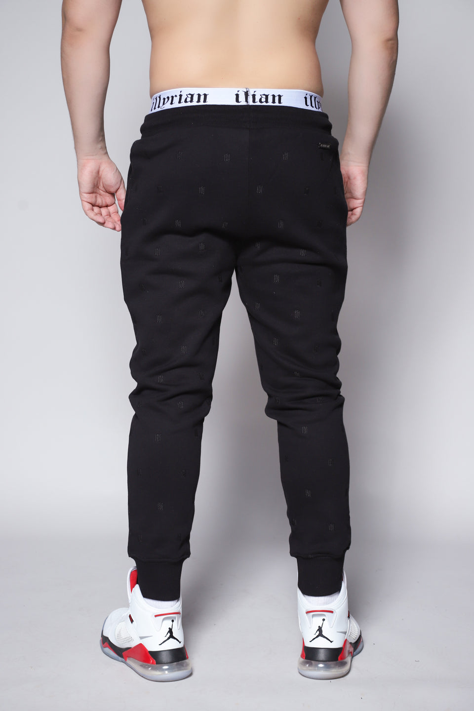 Detailed IBL Joggers - Black
