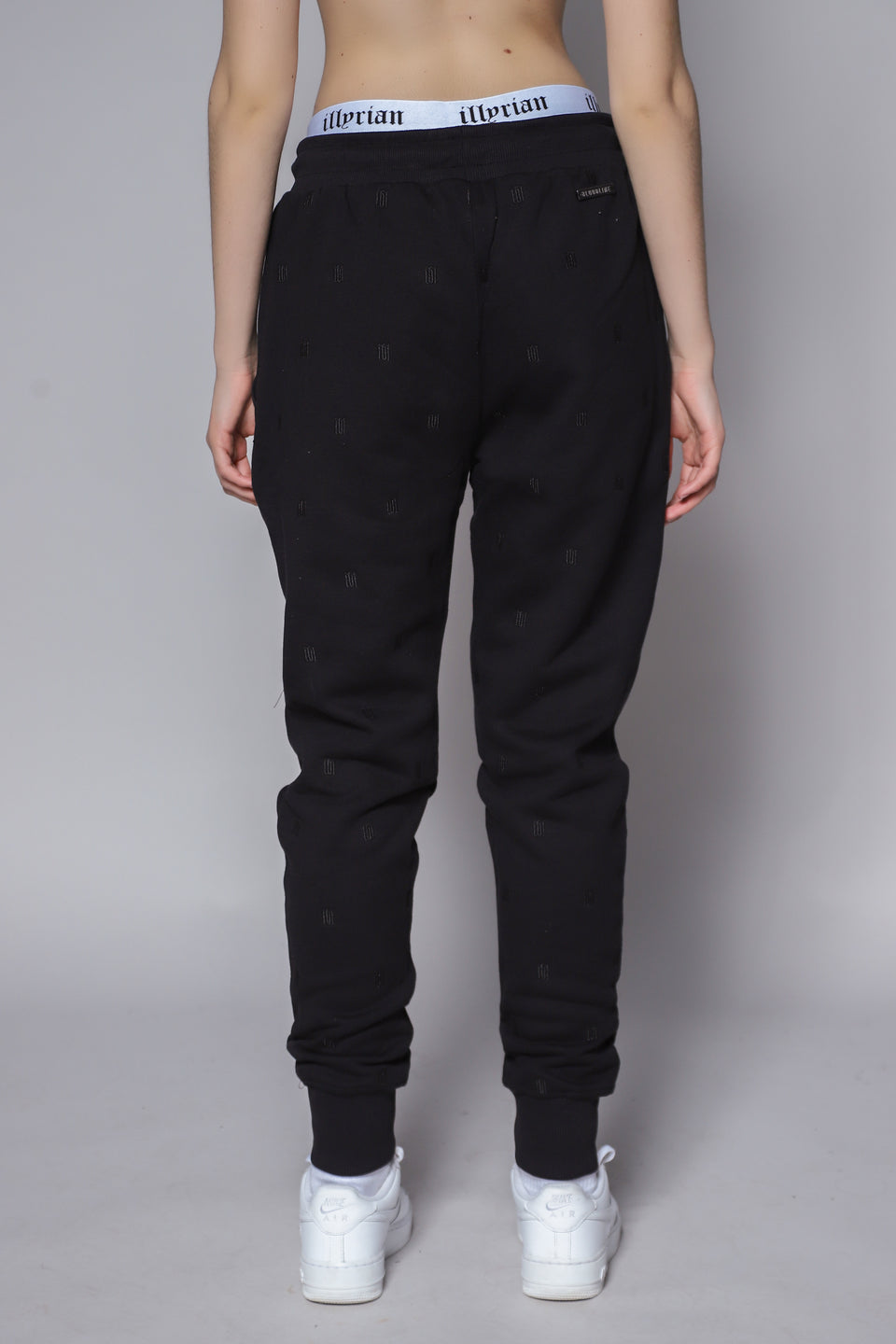 Detailed IBL Joggers - Black
