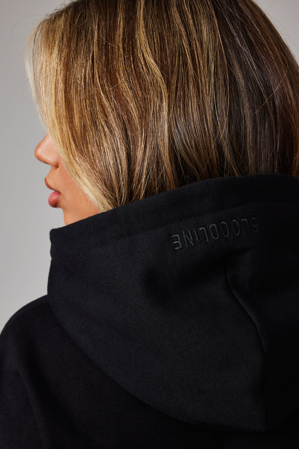 IBL Leather Hoodie - Black
