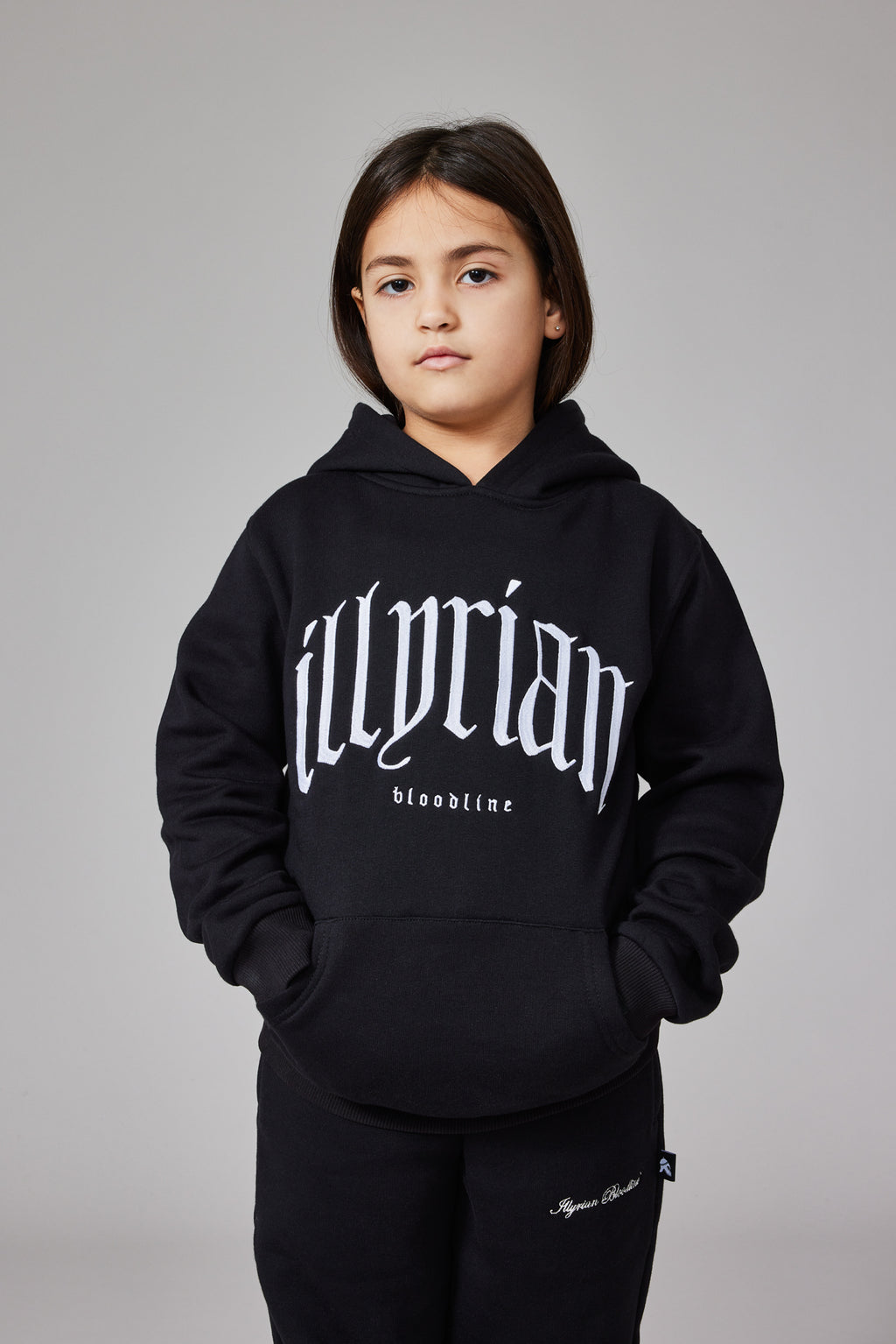 Illyrian Kids Signature Hoodie Black – Illyrian Bloodline