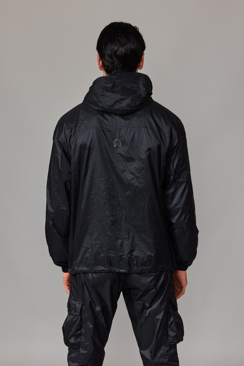 Men Windbreaker Jacket - Black