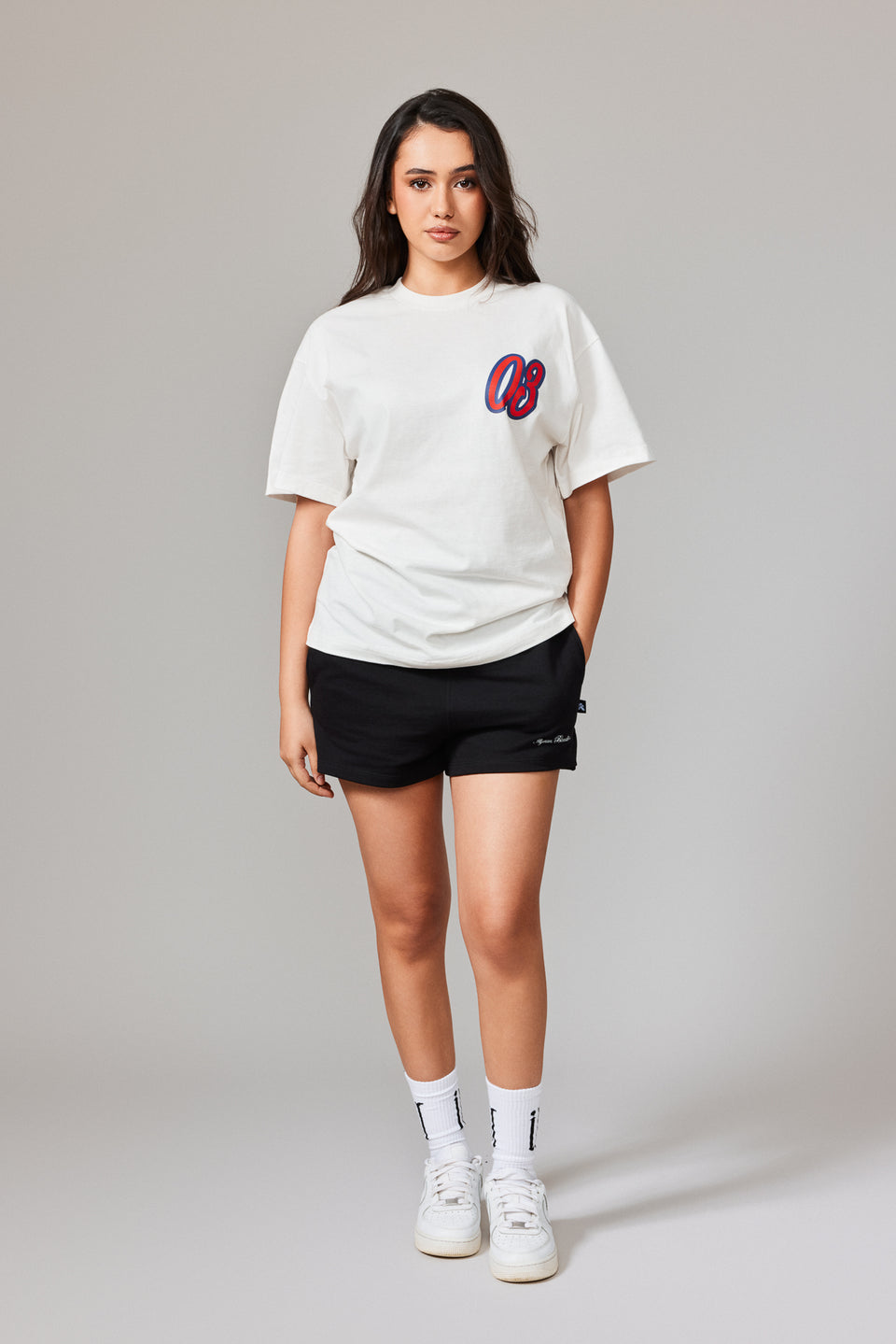 Three Logo SS24 T-shirt - White