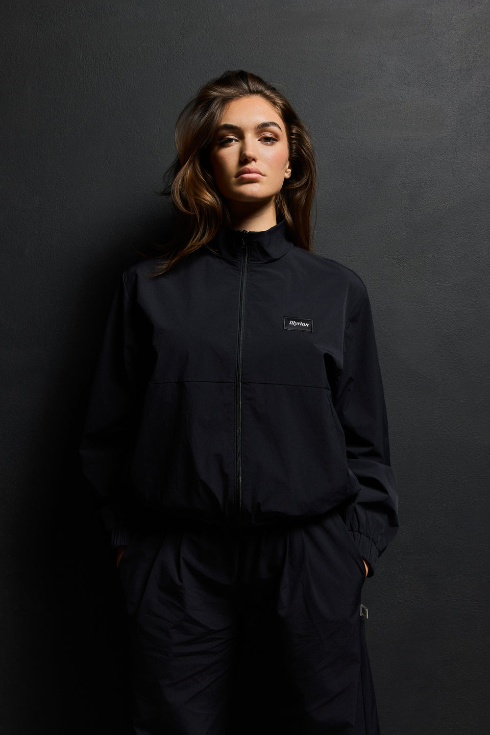 Women's Zipped Jacket - Black