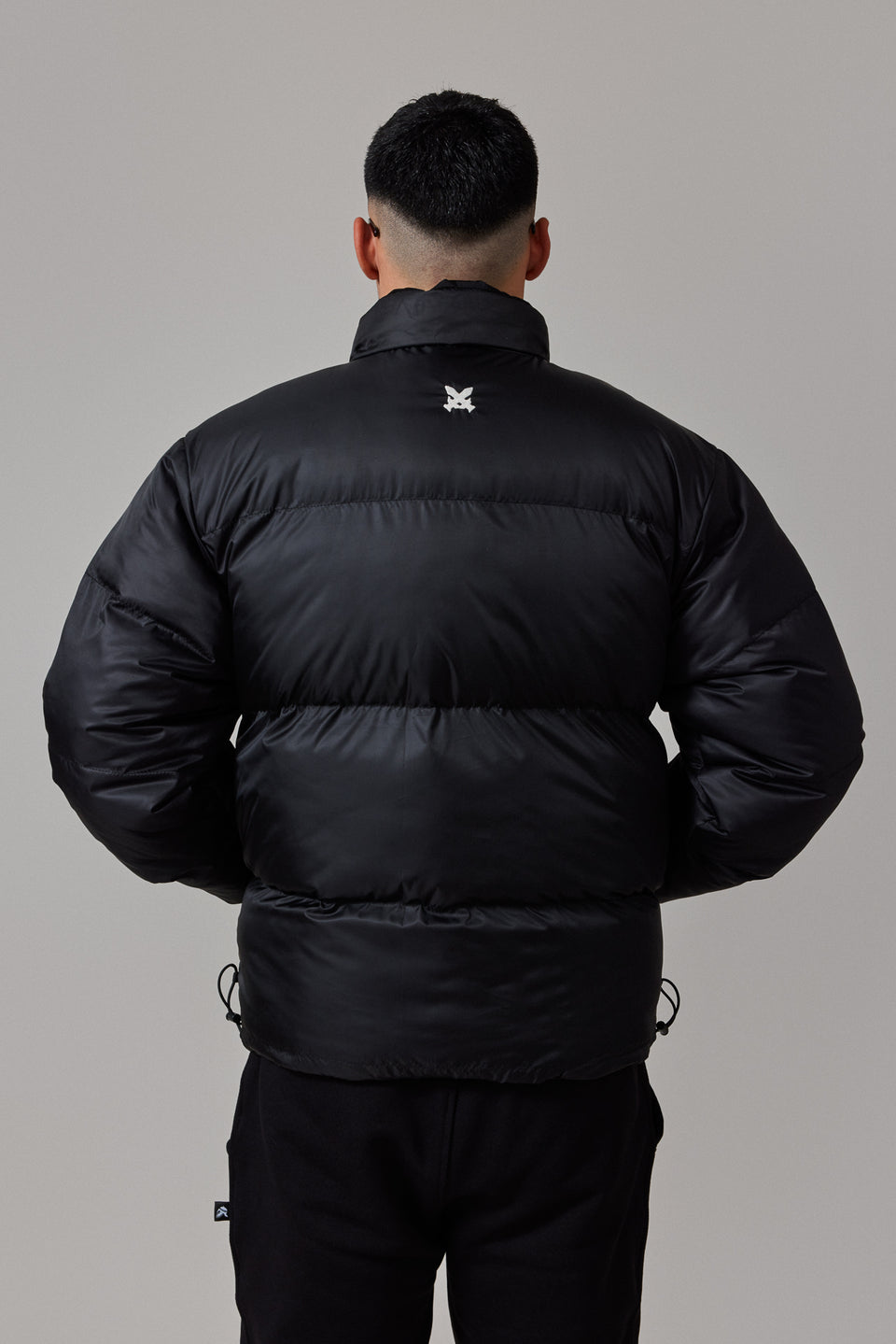 Reversible Puffer Jacket - Black