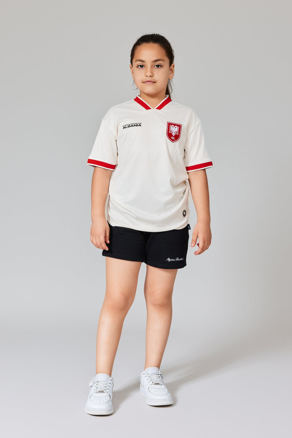 Kids' Albania 2024 Jersey - White
