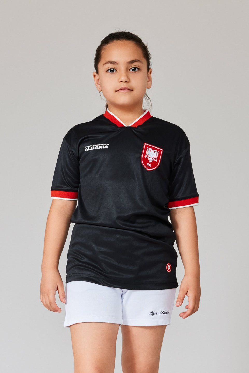 Kids' Albania 2024 Jersey - Black