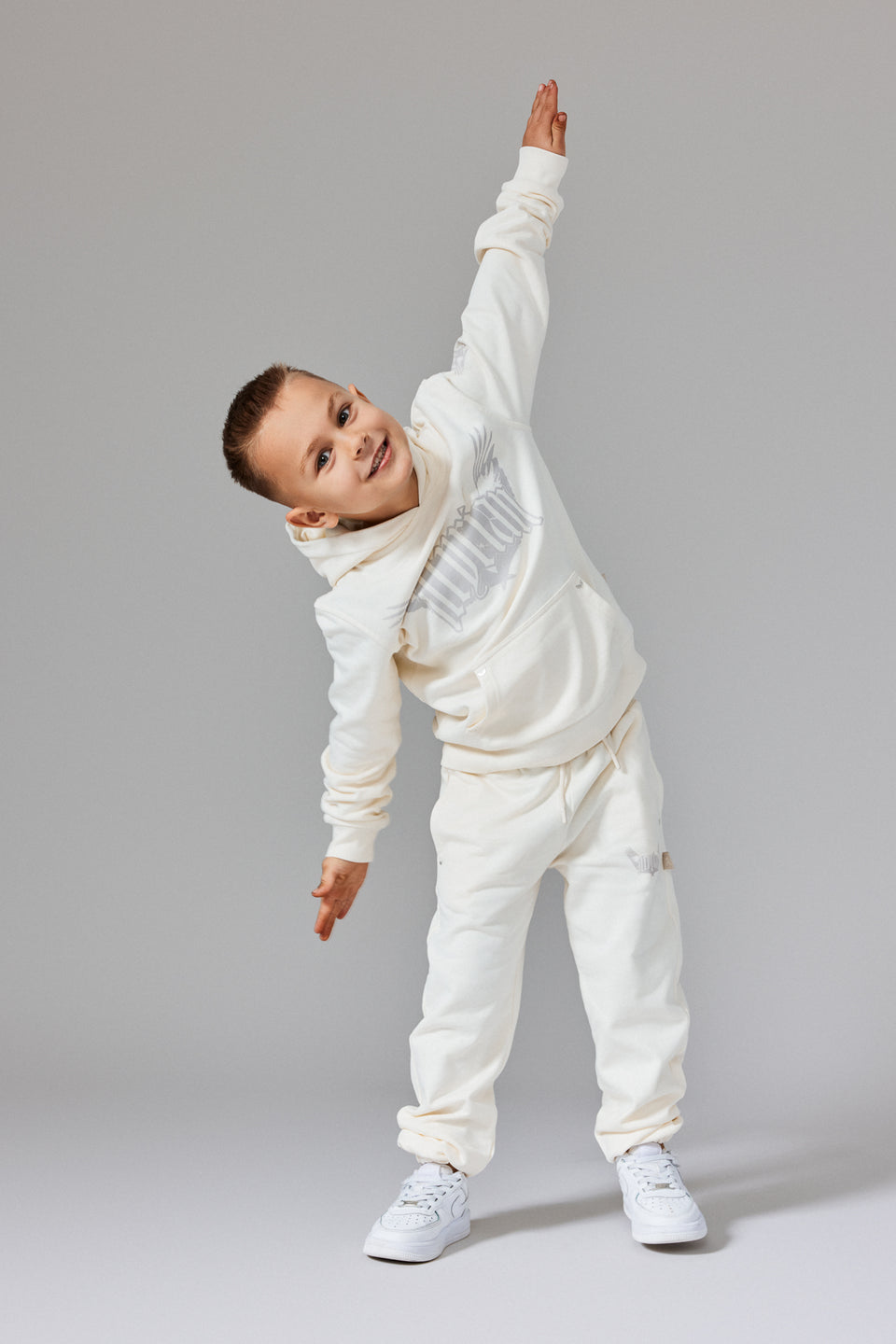 Illyrian Wings Kids Hoodie - White