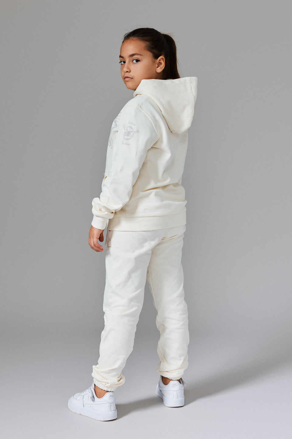 Illyrian Wings Kids Hoodie - White