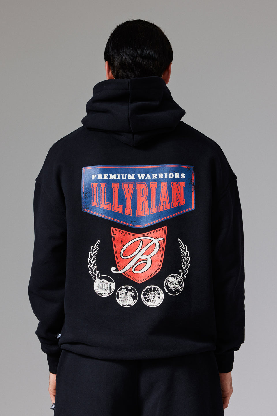 Premium Warrior Hoodie - Black