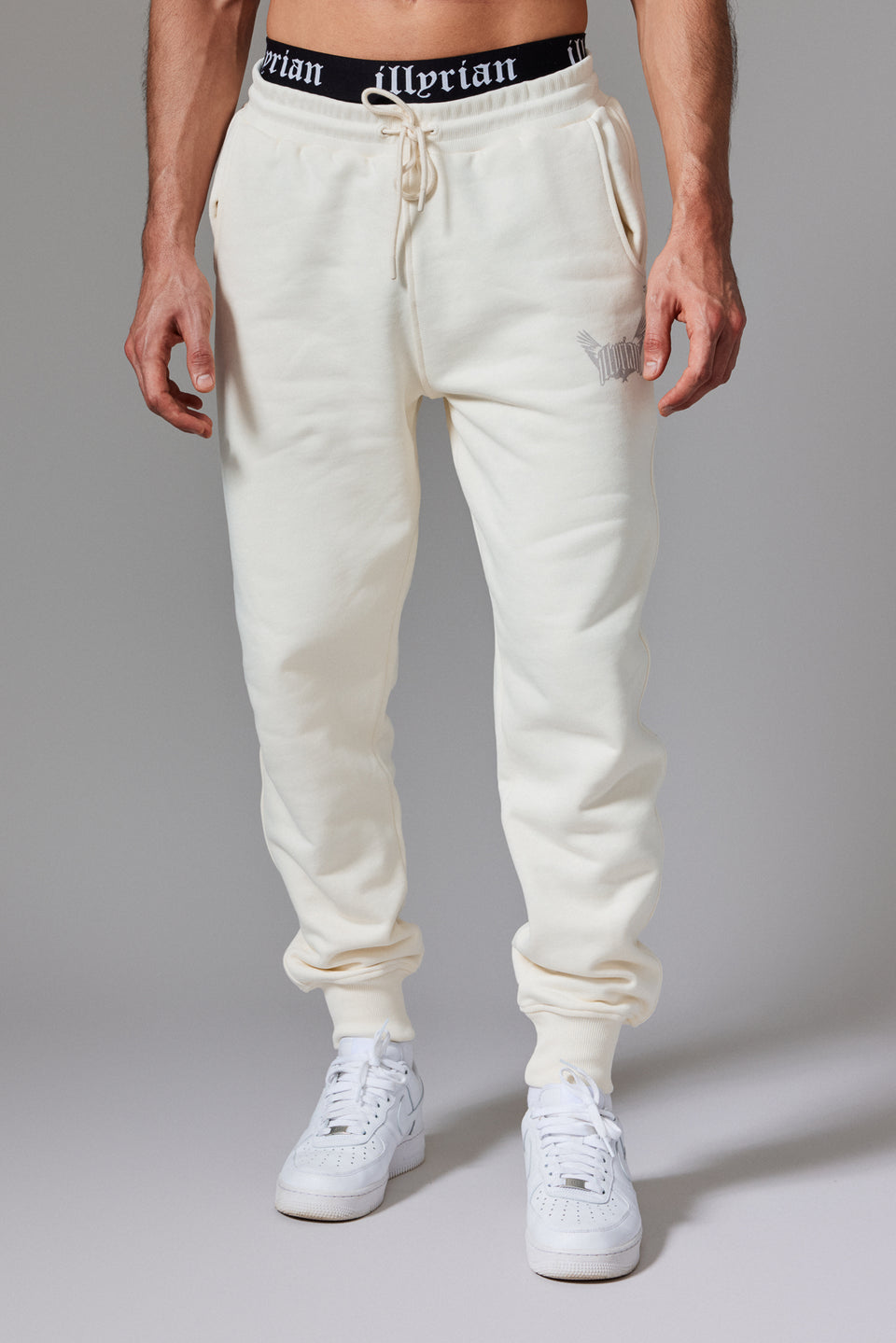 Illyrian Wings Joggers - White