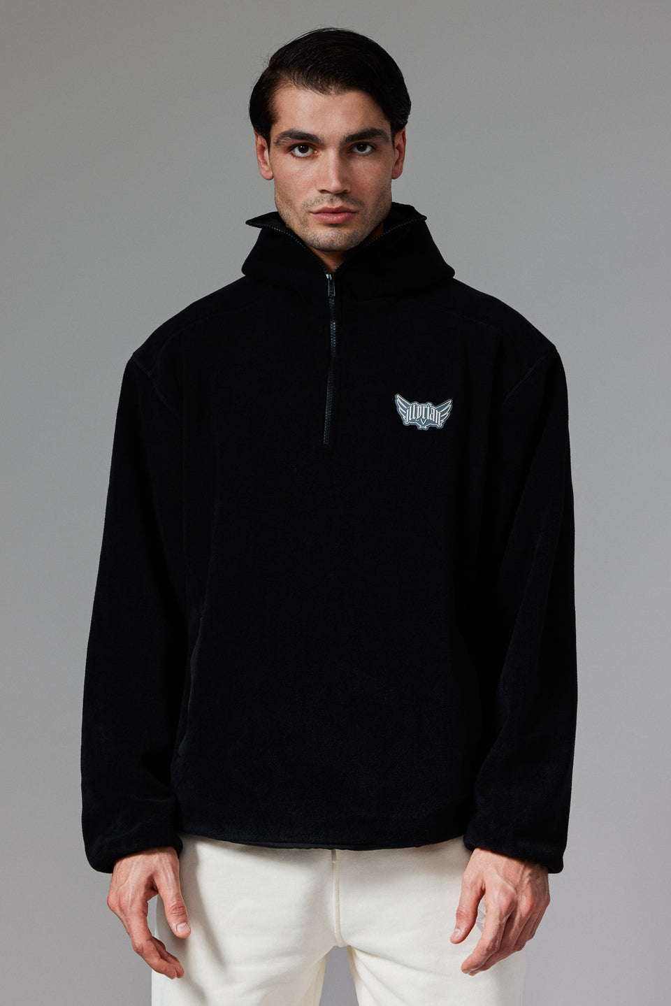 Illyrian Fleece Hoodie - Black