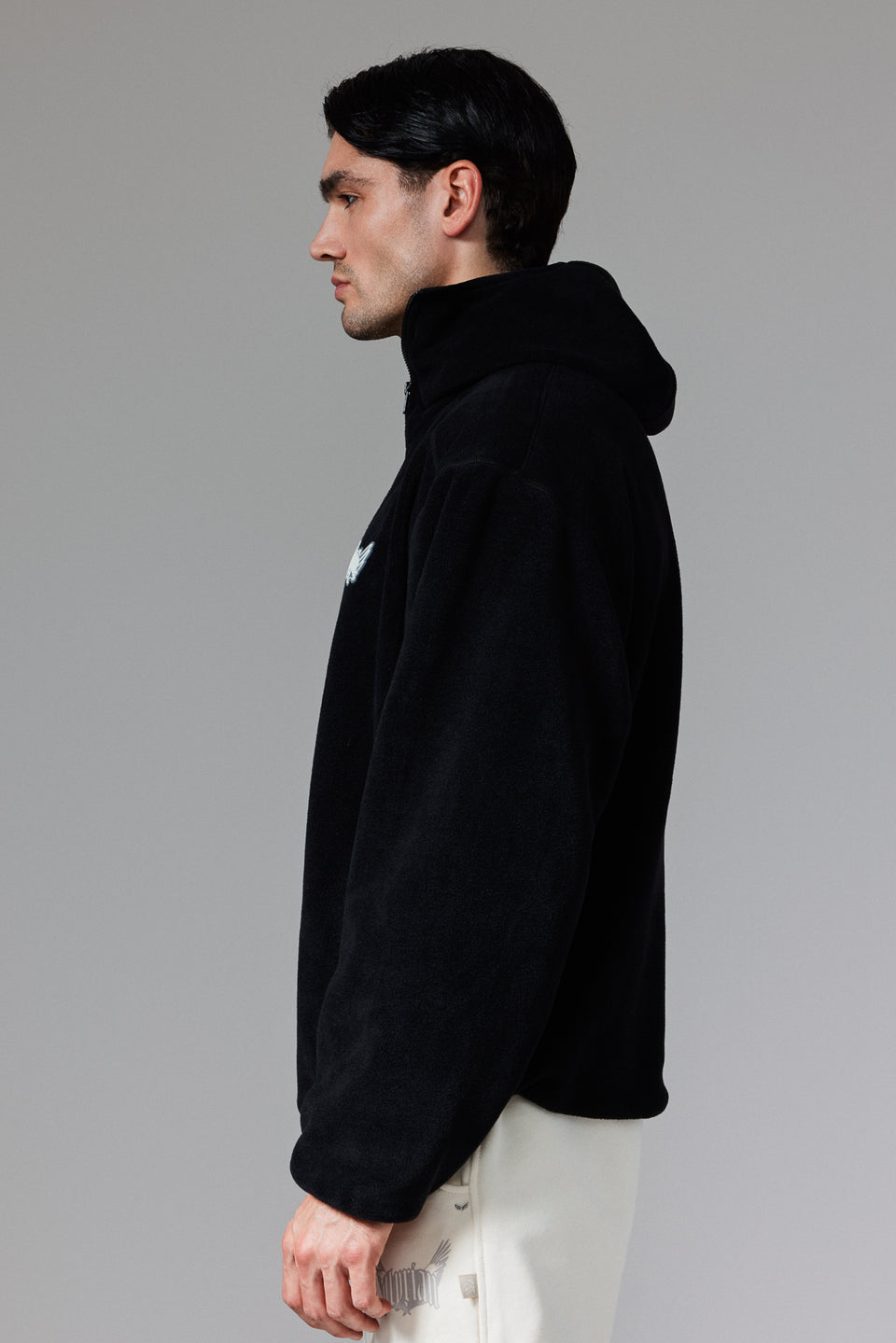 Illyrian Fleece Hoodie - Black