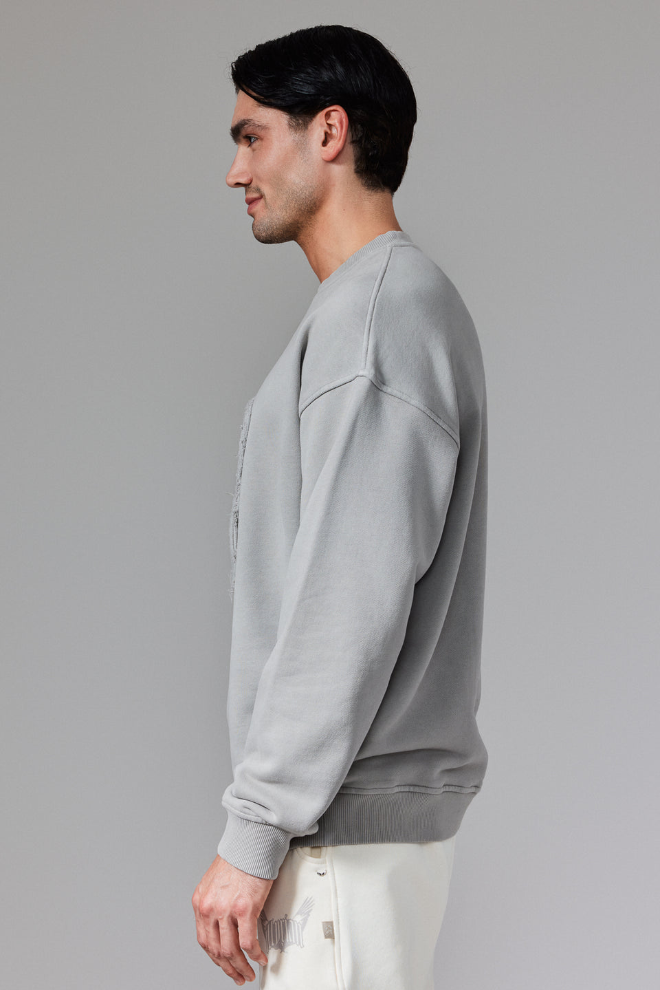 Illyrian Patch Sweater - Grey