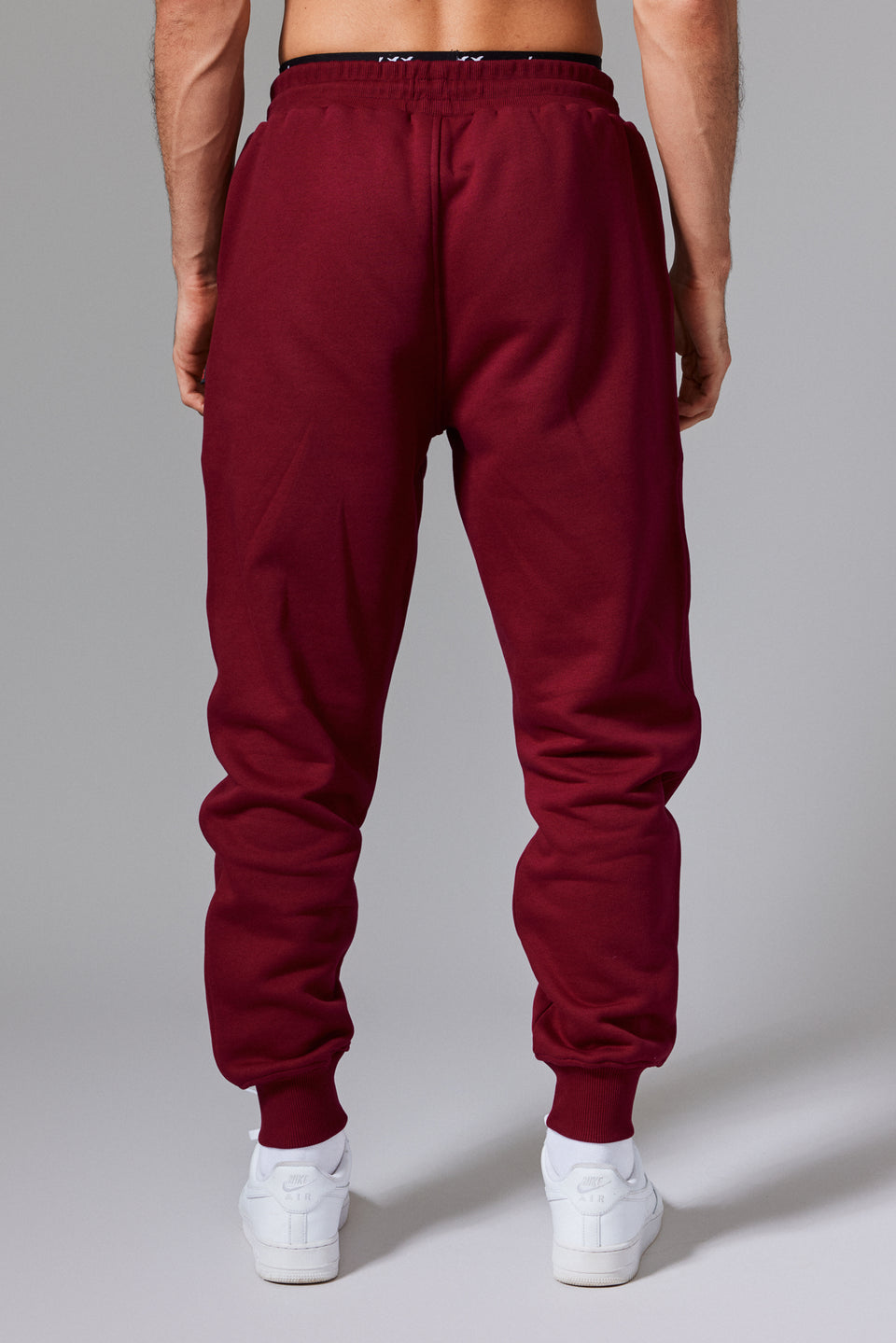 Illyrian Cotton Joggers - Burgundy