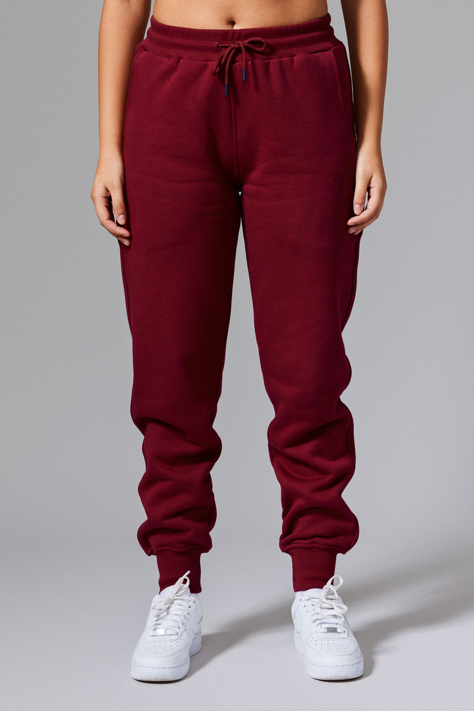 Illyrian Cotton Joggers - Burgundy