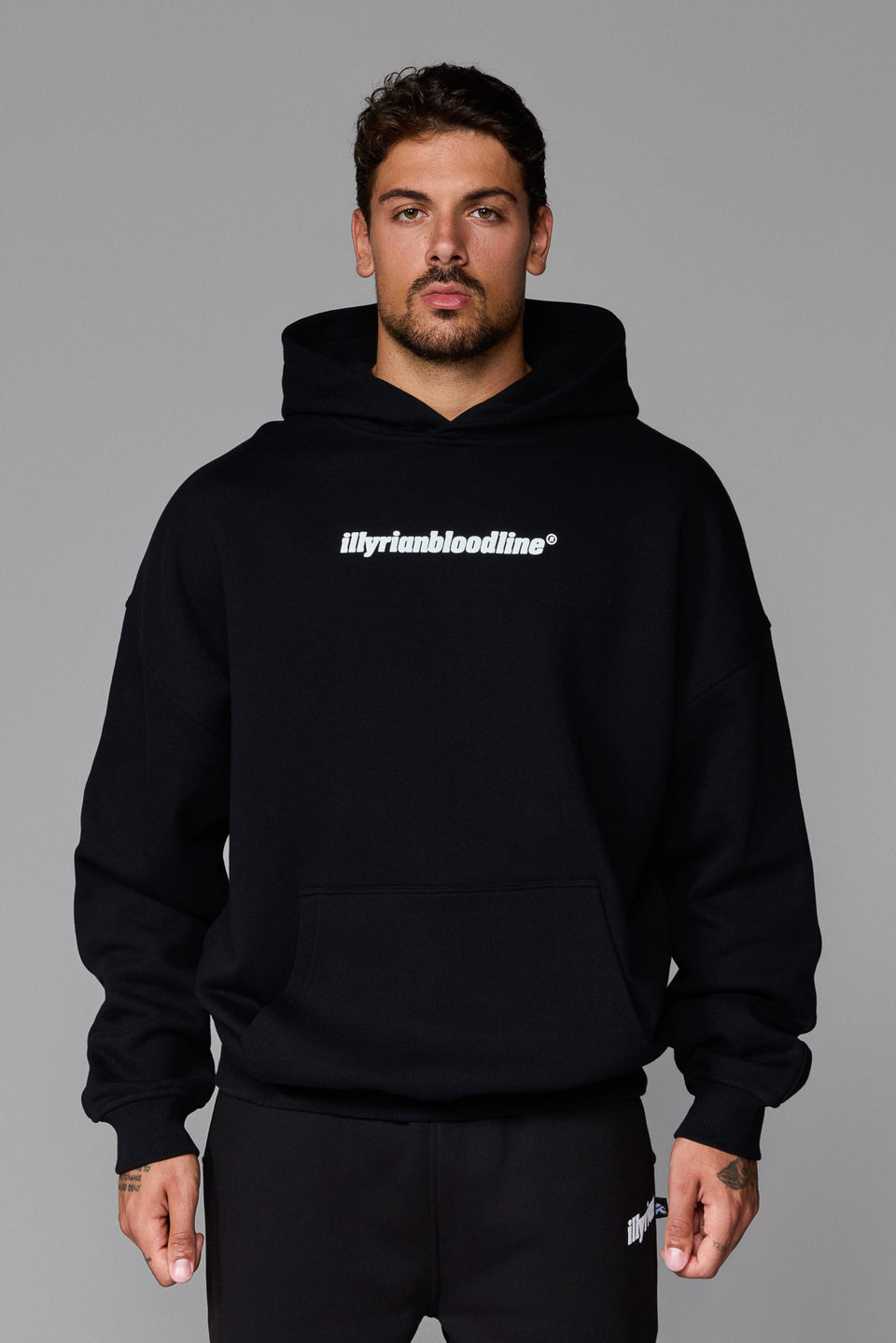 Bloodline Back Hoodie - Black