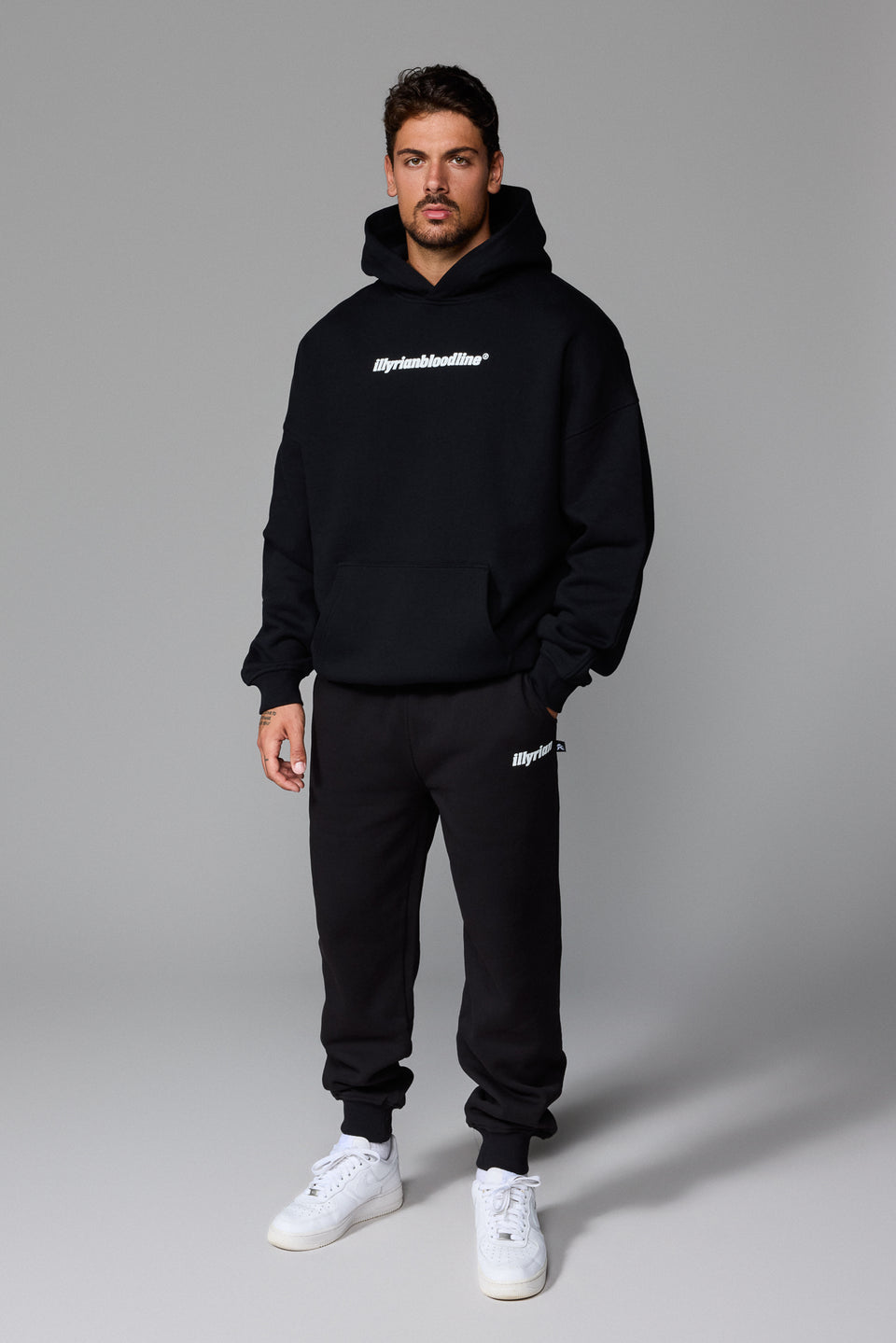 Bloodline Back Hoodie - Black