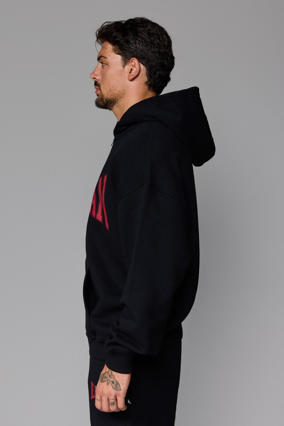Illyrian AW26 Zipped Hoodie - Black